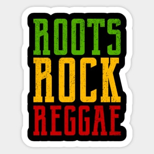 Roots Rock Reggae Retro Vintage Classic Reggae Sticker